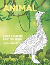 Adult Coloring Book for Teens - Animal - Under 10 Dollars