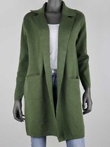 lange groene dames vesten