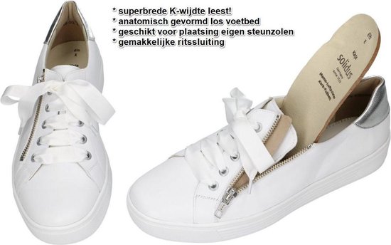 juni Draaien volwassen Solidus -Dames - wit - sneakers - maat 36 | bol.com