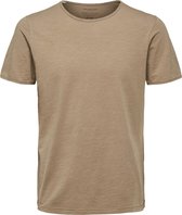 SELECTED HOMME SLHMORGAN SS O-NECK TEE W NOOS Heren T-Shirt - Maat S