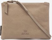 Fred De La Bretoniere Crossbodytas Heavy Grain Leather Leer - groen