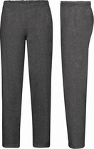 Senvi Men's Straight Leg Sweatpants/Joggingbroek - Dark Heather Grey - XL