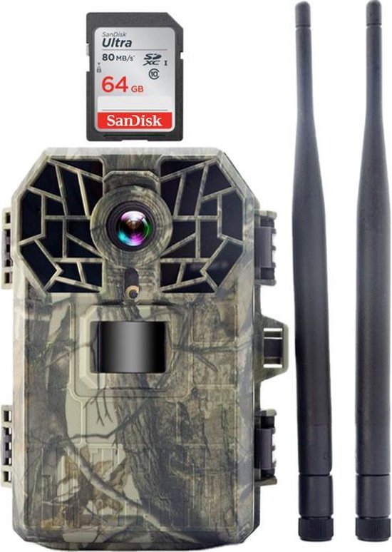 Camouflage's EZ1 4G Wildcamera - 30MP - 4K Video -Wereldwijd Mobiel Live  Foto's... | bol.com