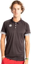 Osaka Polo T-Shirt Zwart Heren - Maat M