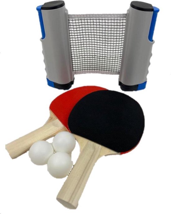 AJ-Sports Tafeltennis set - Ping pong set - Pingpong - Tafeltennis Batjes -... bol.com