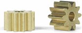 Slot.it - Brass Pinions 10 Teeth ��6.5mm (2x) - SL-PS10 - modelbouwsets, hobbybouwspeelgoed voor kinderen, modelverf en accessoires