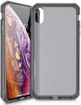 Itskins Supreme Frost cover voor iPhone XR - Level 3 bescherming - Grijs/Zwart