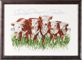 Hereford Cows Eavenwave Borduurpakket Permin