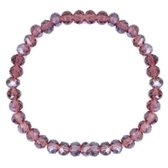 Armband Facet - Light Purple - 6mm - Pearl Shine