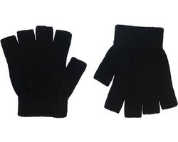 Zwarte Vingerloze Handschoenen | Maat One Size Fits All