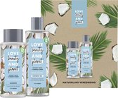 Love Beauty and Planet Coconut Water & Mimosa Flower Geschenkset - Douchegel en Shampoo - het ideale cadeau voor iedere gelegenheid