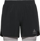 Odlo 2-in-1 Short MILLENNIUM Linencool PRO ZWART - Maat XXL