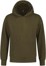 REWAGE Hoodie Premium Heavy Kwaliteit - Heren - Olijfgroen - S