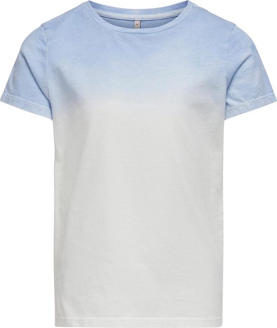 Kids Only t-shirt meisjes - blauw - KONblake - maat 110/116
