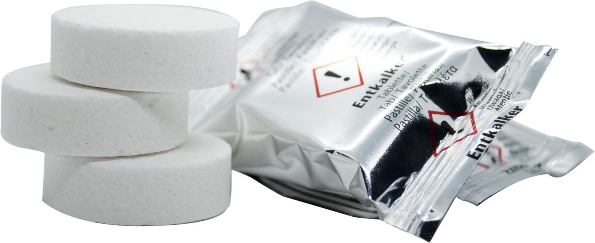 25 stuks - onderhoudspakket - koffiemachinereiniger - koffiemachineontkalker - 10 stuks reinigingstabletten - 15 stuks ontkalkingtabletten - onderhoudset - koffiemachine - espressomachine — afbeelding 2