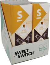 SWEET-SWITCH® - Belgische Melkchocolade - Suikerarm - Glutenvrij - KETO - 30 x 25 g