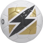 Voetbal Zeus Globus maat 5, wit/zwart/goud