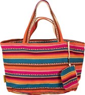 Mycha Ibiza - strandtas - weekendtas - handtas - rits - clutch - katoen – Myc0957