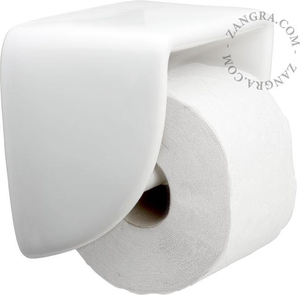 Porte-rouleau papier toilette en porcelaine