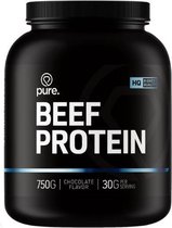 PURE Beef Protein - chocolade - 750gr - rundeiwit - sojavrij - glutenvrij - lactosevrij