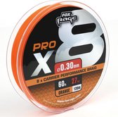 Fox Rage Pro X8 Braid Oranje 0.30mm 27kg 120mtr