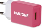 Pantone - Oplader 2.1A - Roze - USB - Reislader