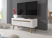 TV-Meubel Nebraska - Wit - Eiken - 107 cm