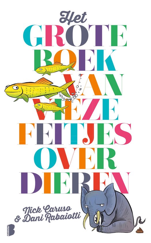 Het grote boek van vieze feitjes over dieren - cover