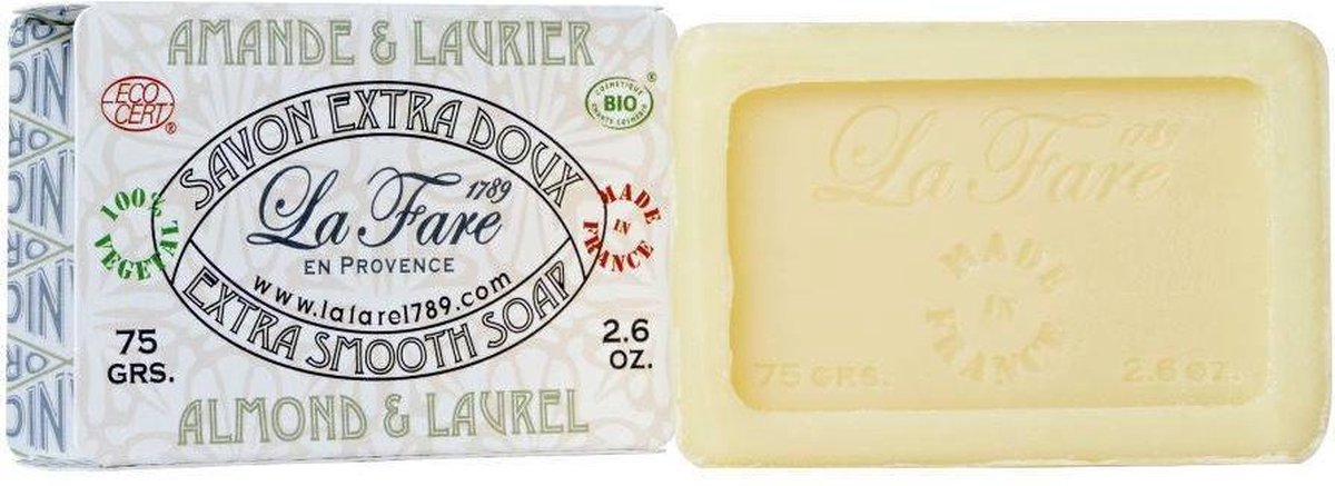 Extra Smooth Soap Almond Laurel 75g