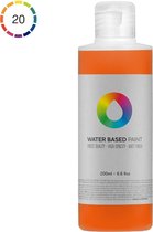 MTN Water Based Paint 200ml - Azo Orange