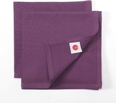 TINT UNI SET 2 SERVETTEN 45X45 PRUNE/PLUM