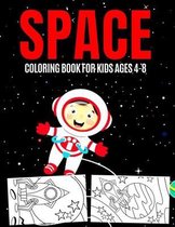 Space Coloring Book For Kids Ages 4-8