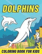 Dolphins Coloring Book For Kids