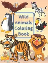 Wild Animals Coloring Book