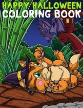 Happy Halloween Coloring Book