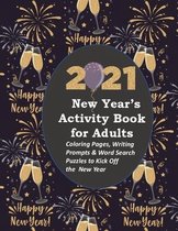 2021 New Year's Activity Book for Adults