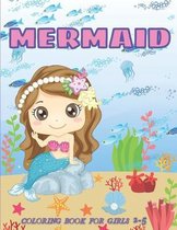 Mermaid Coloring Book for Girls 2-5