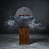 HNYGRLL serie 1 barbecue met cortenstalen zuil en volledig accessoirepakket