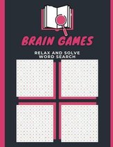 Brain Games Relax And Solve Word Search