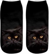 Dames Sneakersok Cats, Black Maat 36/39