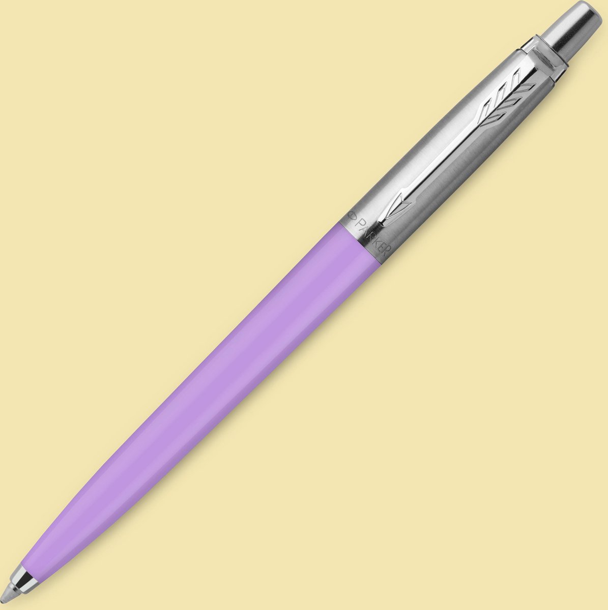 Stylos Bille Parker Jotter Originals - Lot De 2 (Menthe Et Violet Pastel) - Pointe Moyenne, Encre Bleue - Design Rétro Années 50