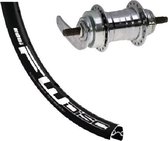 Rodi Achterwiel 28 Inch 622 Mm Velamos Alu/zink Zwart