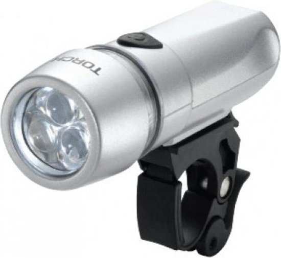 Torch Voorlicht High Beamer Led Batterijen Zilver