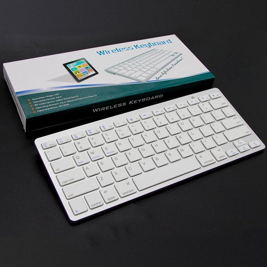 Wireless Keyboard - Draadloos Toetsenbord - geschikt voor iOS, Android en  Windows - | bol.com