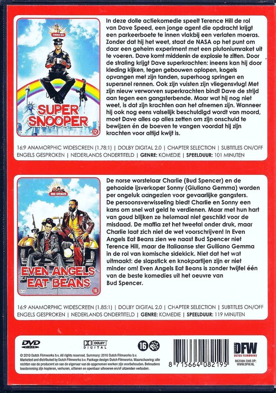 Super Snooper & Even angels eat beans (Dvd), Bud Spence & Terence Hill
