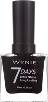 Wynie - Nagellak 7 Days Ultra Shine Long Lasting - Zwartbruin - 1 flesje met 15 ml inhoud - Nummer 491