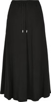 Dames Ladies Ladies Viscose Midi Skirt zwart