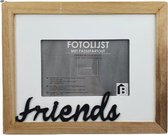 Fotolijst friends - Bruin / Wit - 14 x 10 cm