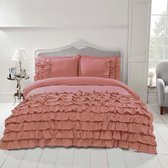 Beau Maison - Saint Martin - Roze/Rosewood - 2 Persoons - 200 x 200/220 cm