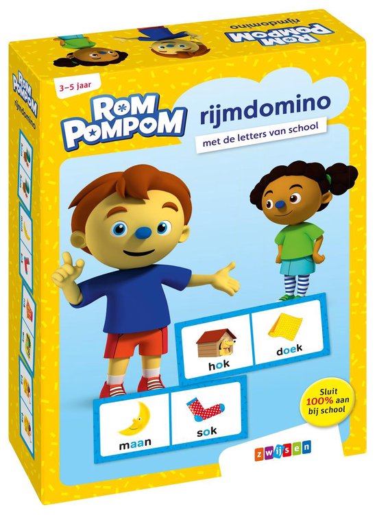 Afbeelding van het spel Rompompom  -   Rompompom rijmdomino